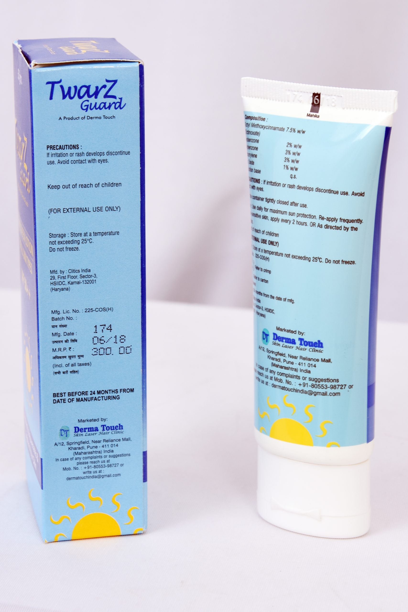 twarz guard sunscreen